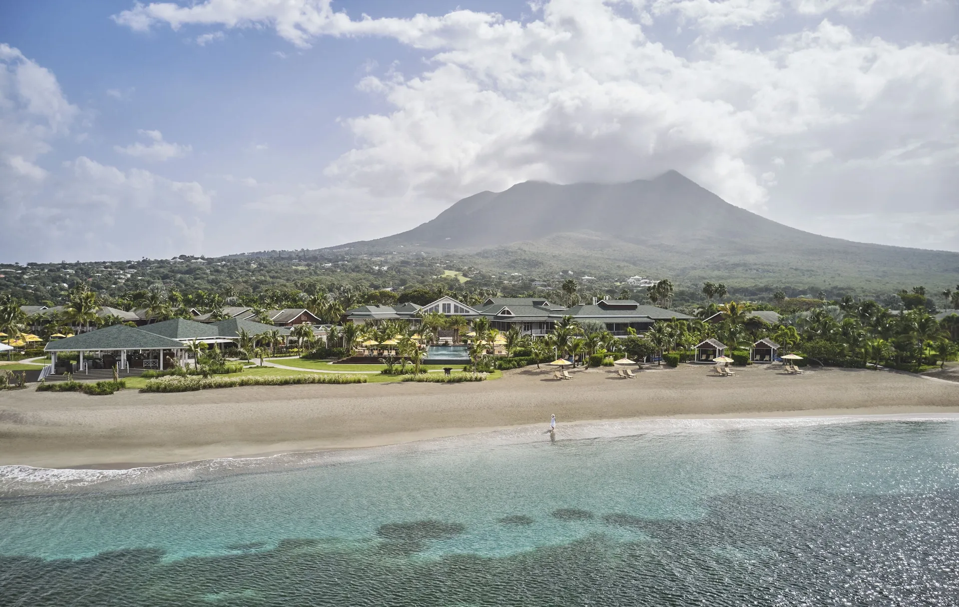 Four Seasons Resort Nevis luxury Caribbean resort with beachfront setting and golf course views