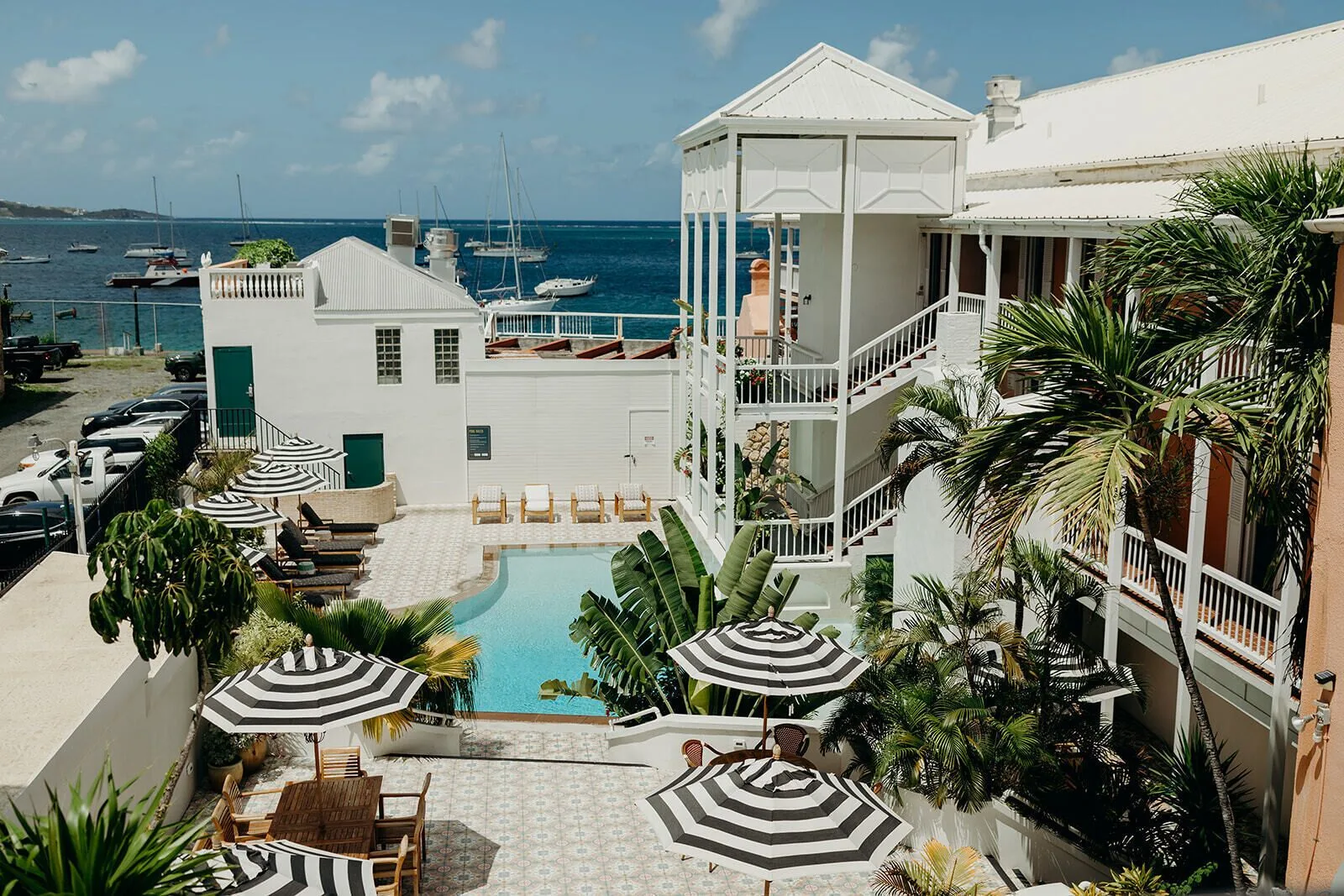 King Christian Hotel Christiansted waterfront St. Croix hotel with harbor views and historic location