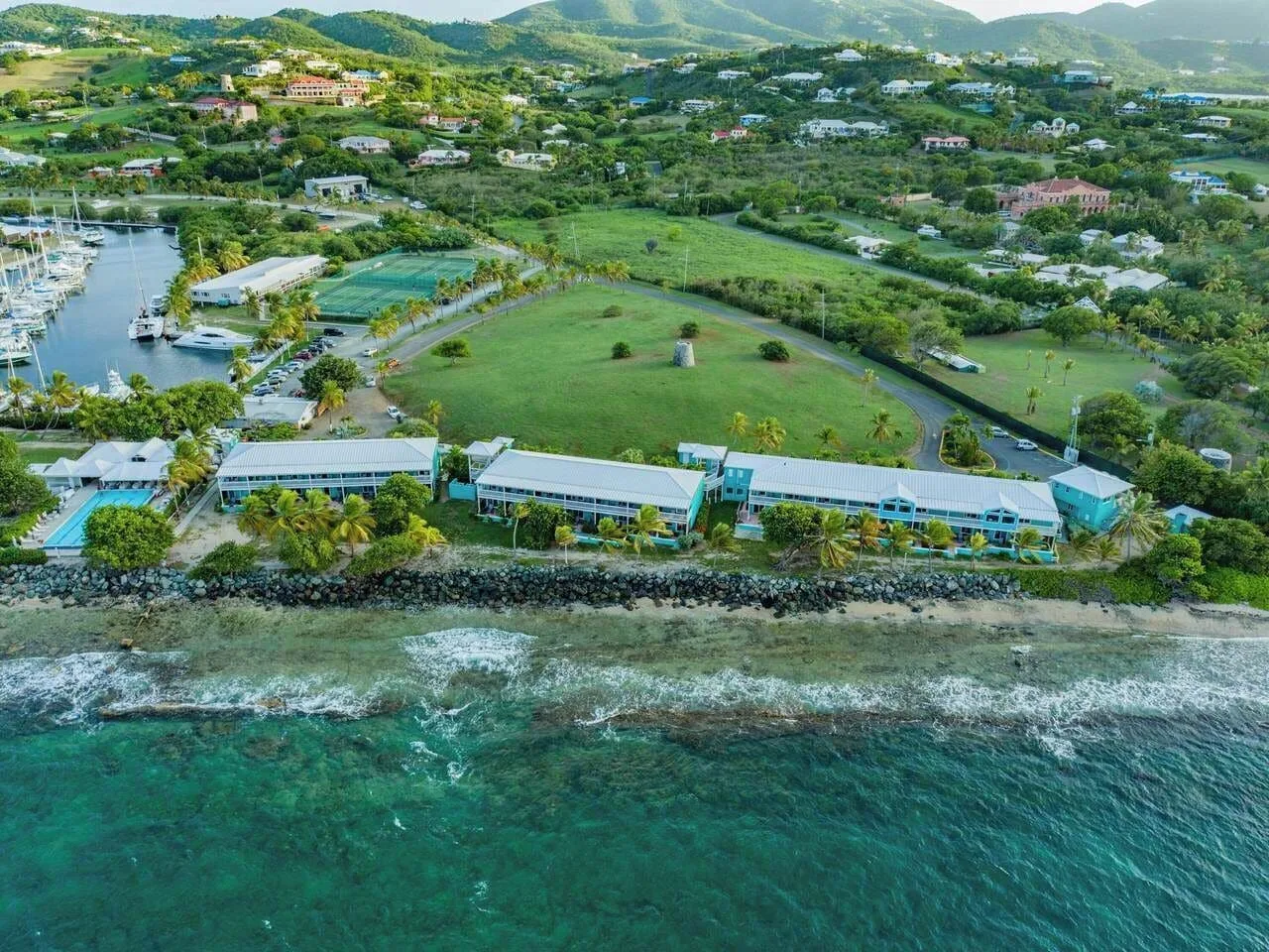 Tamarind Reef Resort Spa & Marina St. Croix beachfront resort with marina and relaxed island setting