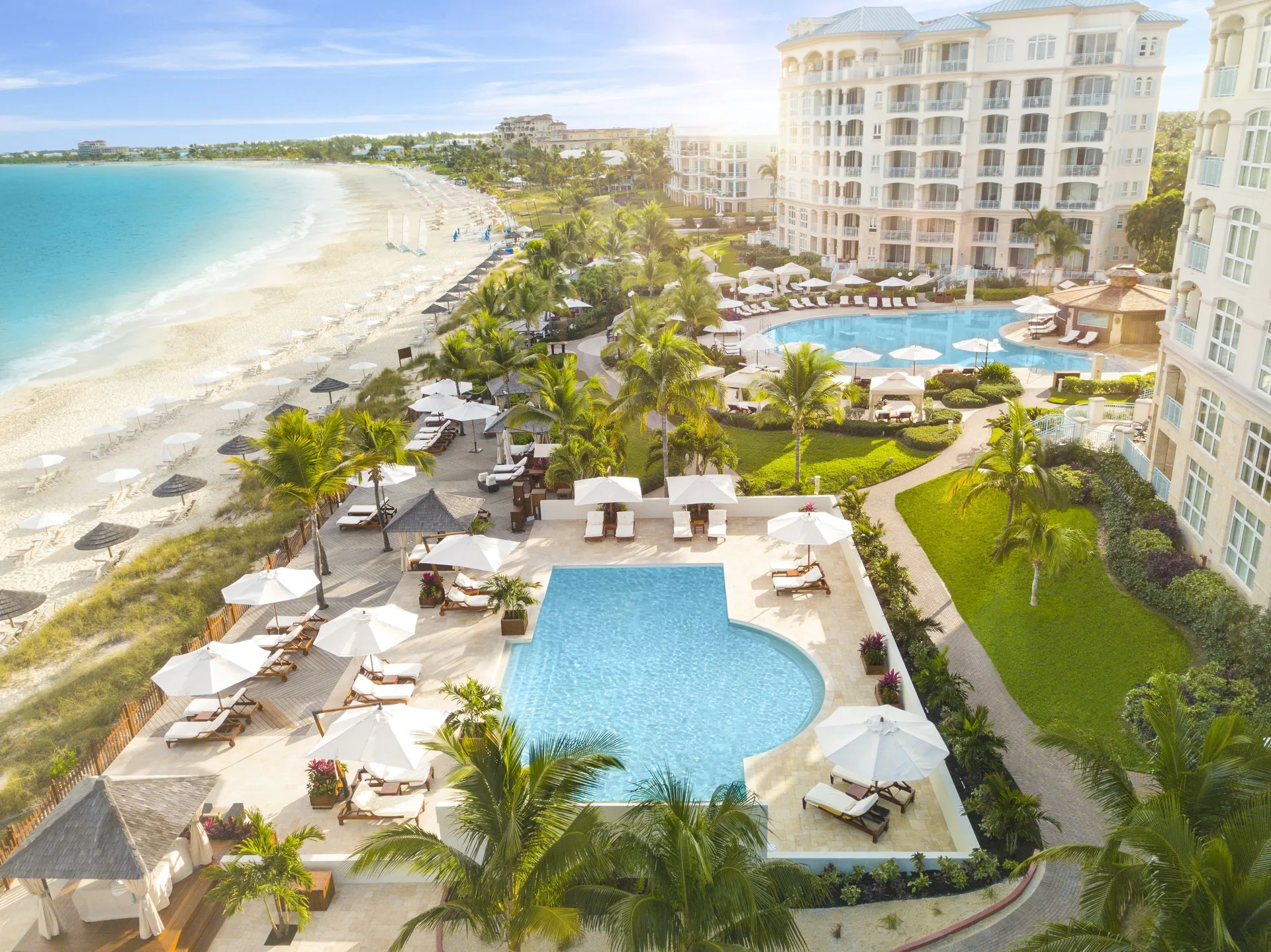 Seven Stars Resort & Spa luxury Grace Bay beachfront resort with elegant suites and pool
