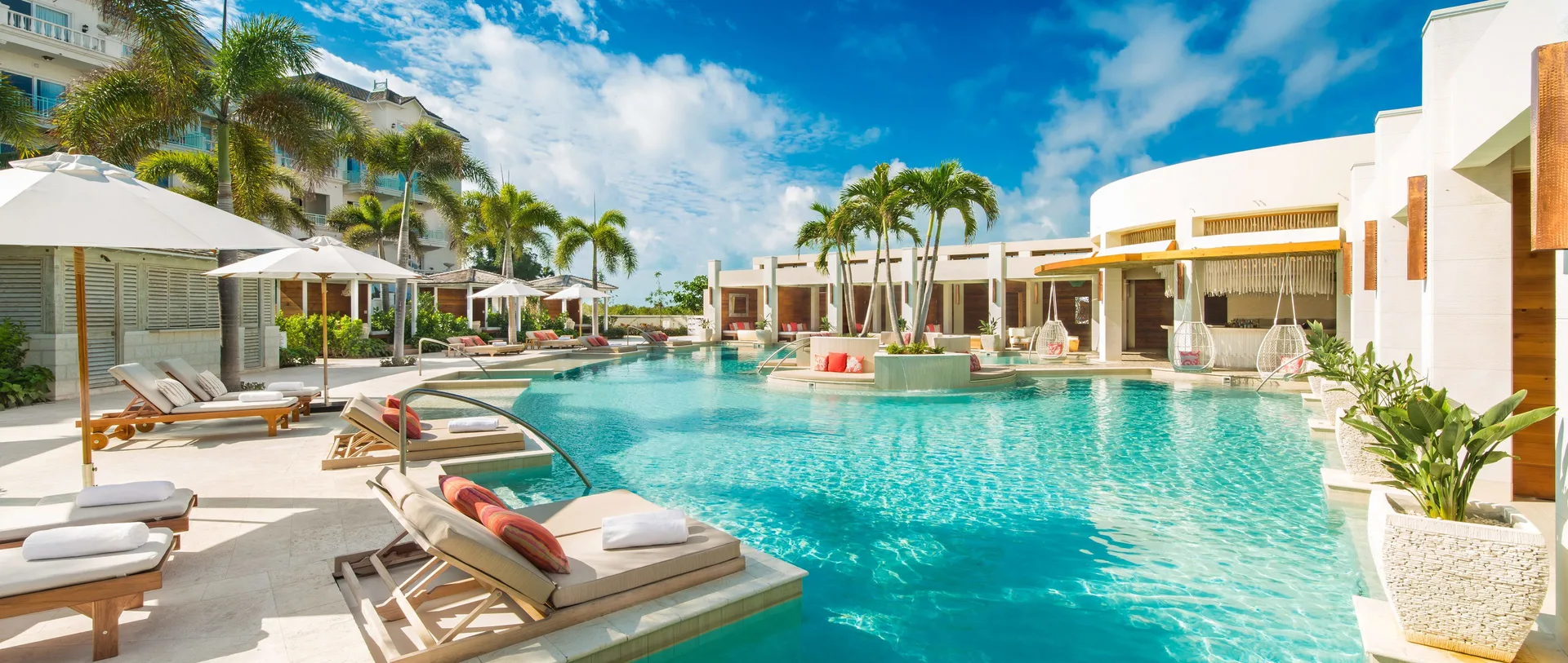 The Shore Club Turks and Caicos Long Bay luxury resort with villas and beachfront pools
