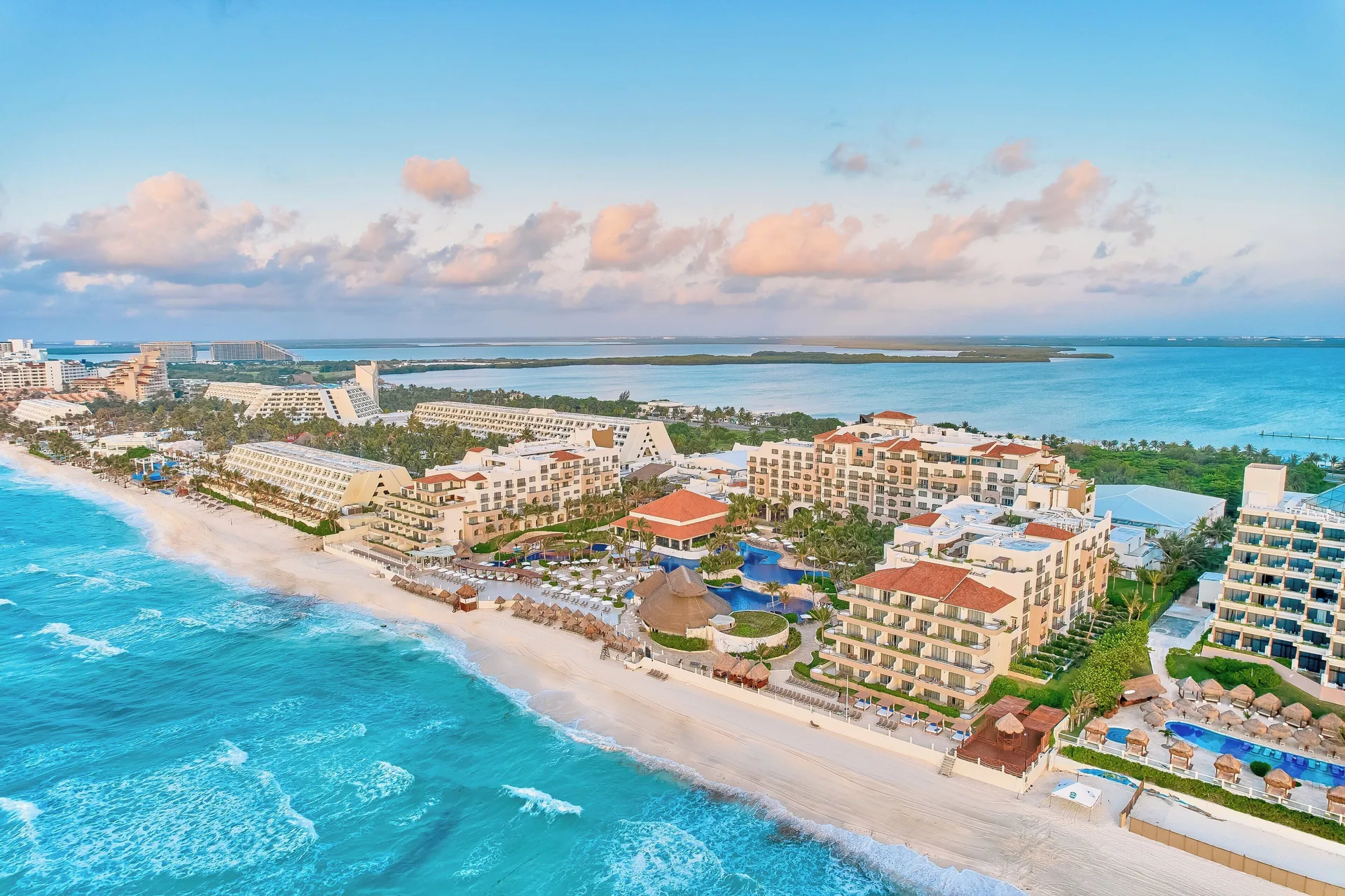Fiesta Americana Condesa Cancun family-friendly all-inclusive resort with beachfront pools and dining