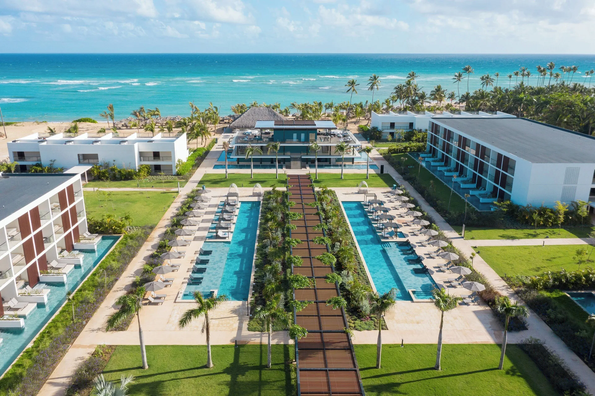 Live Aqua Punta Cana adults-only all-inclusive beachfront resort with modern design and serene pools