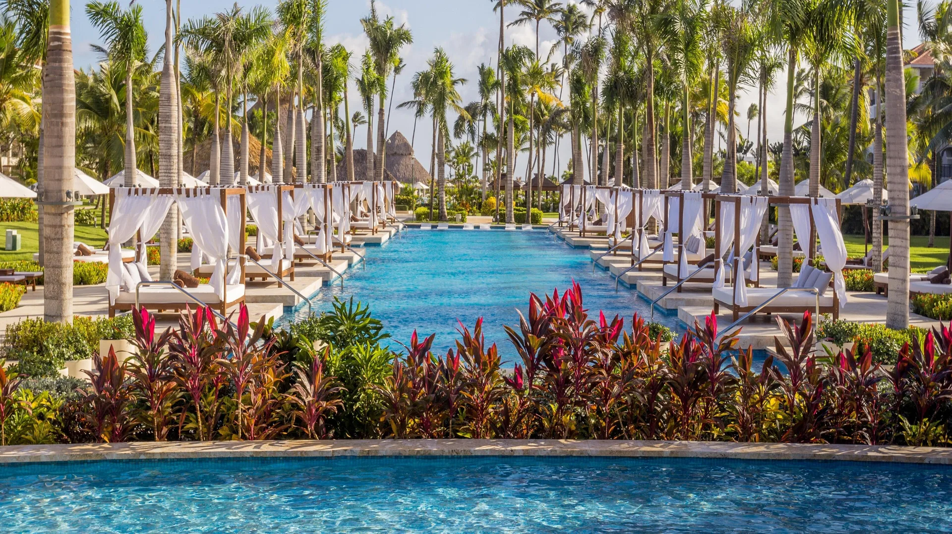 Secrets Royal Beach Punta Cana adults-only all-inclusive beachfront resort with pools and tropical gardens