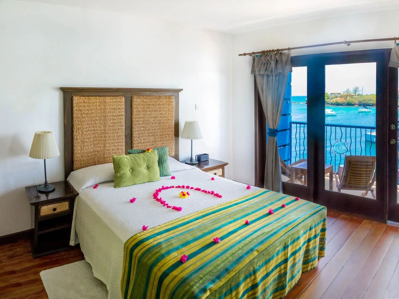 Inside the Water Front Suites at True Blue Bay Resort — from the hotel's own gallery.