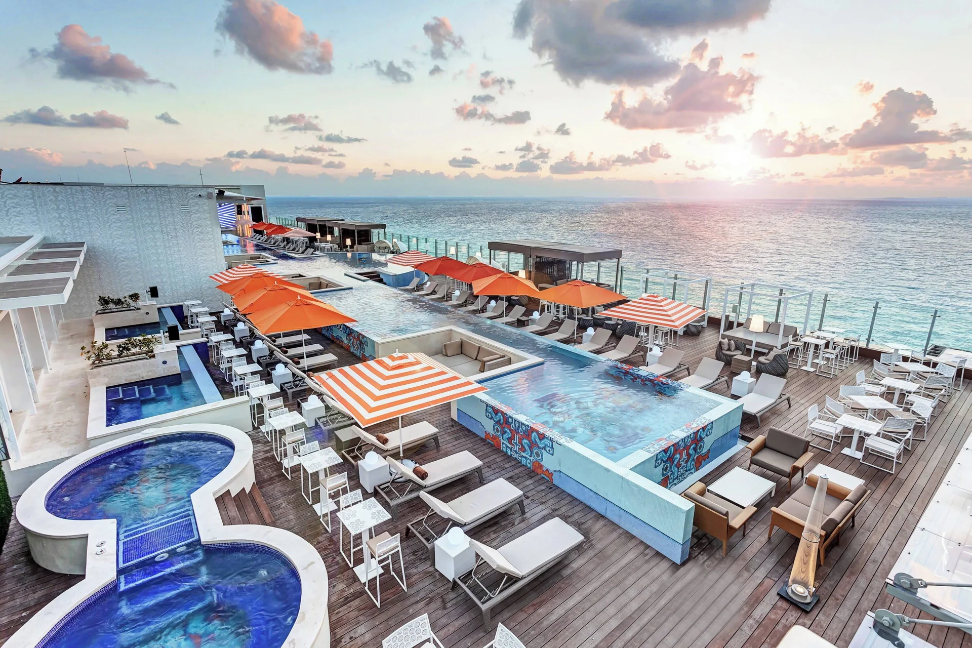 Royalton CHIC Cancun adults-only all-inclusive resort with stylish design, beachfront pools and nightlife