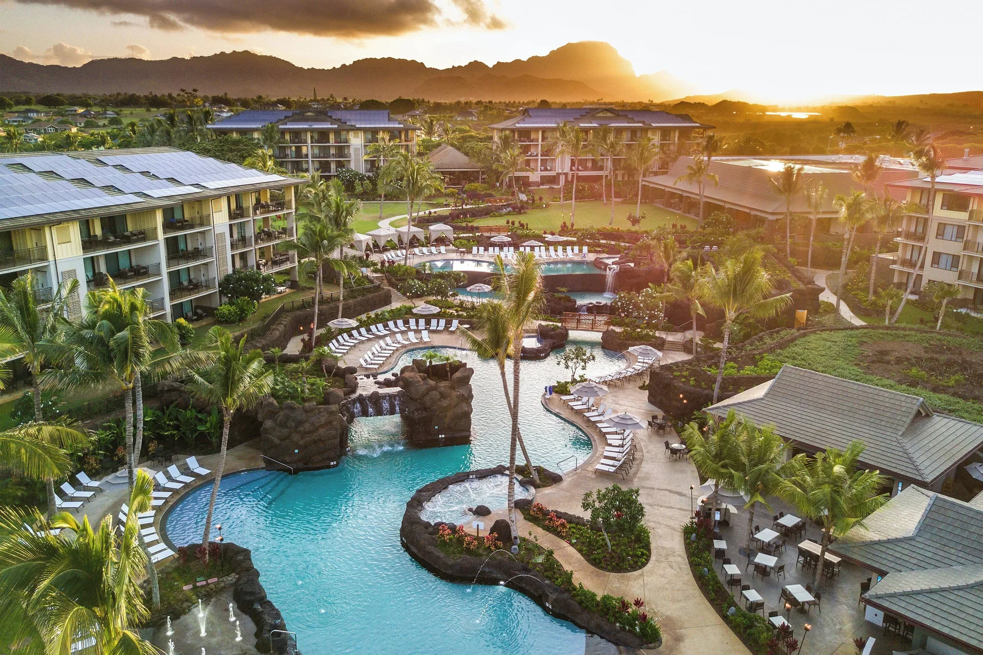 Koloa Landing Resort at Poipu Autograph Collection villa-style resort with large pools and kitchens