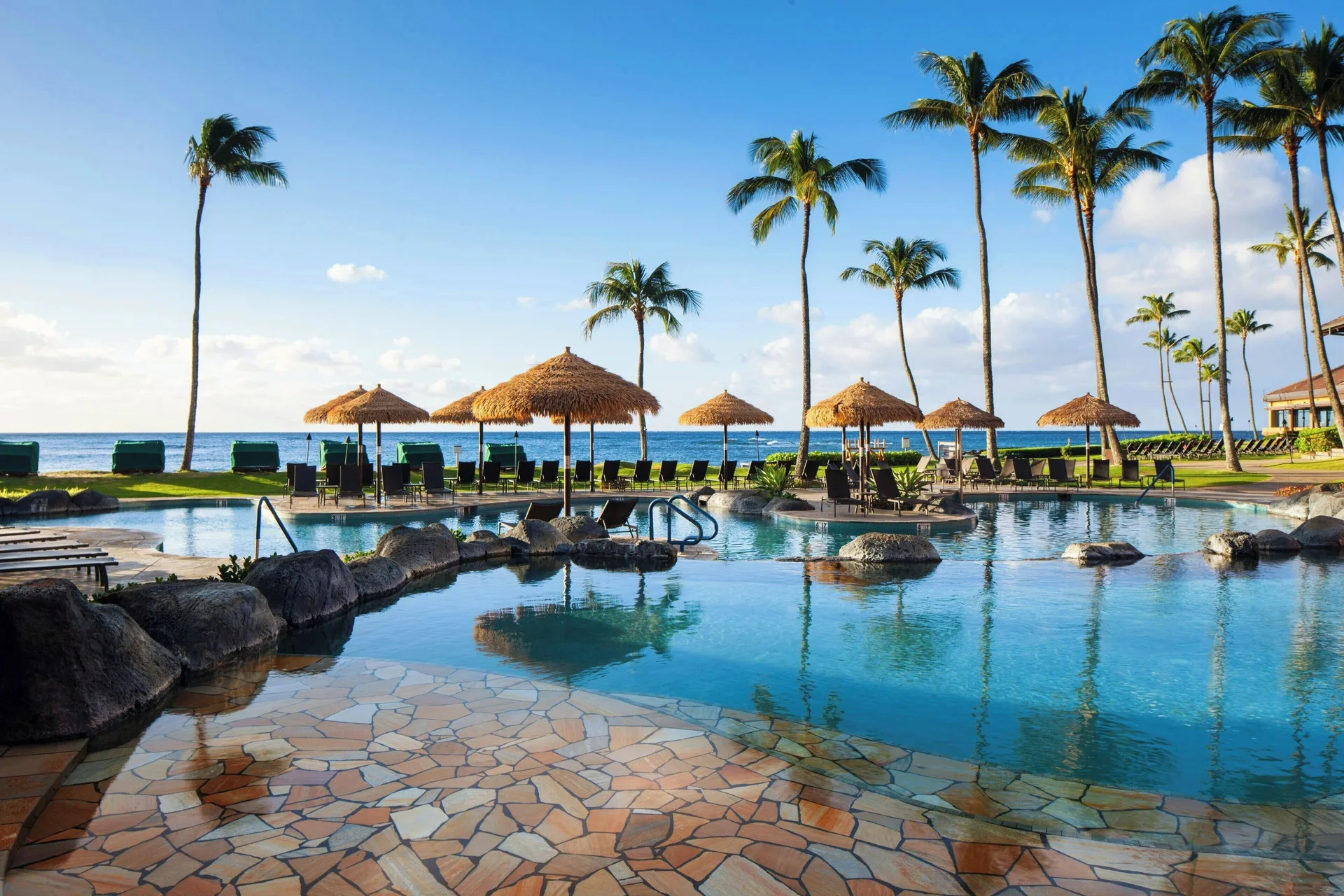 Sheraton Kauai Resort Poipu beachfront resort with oceanfront rooms and tropical pools