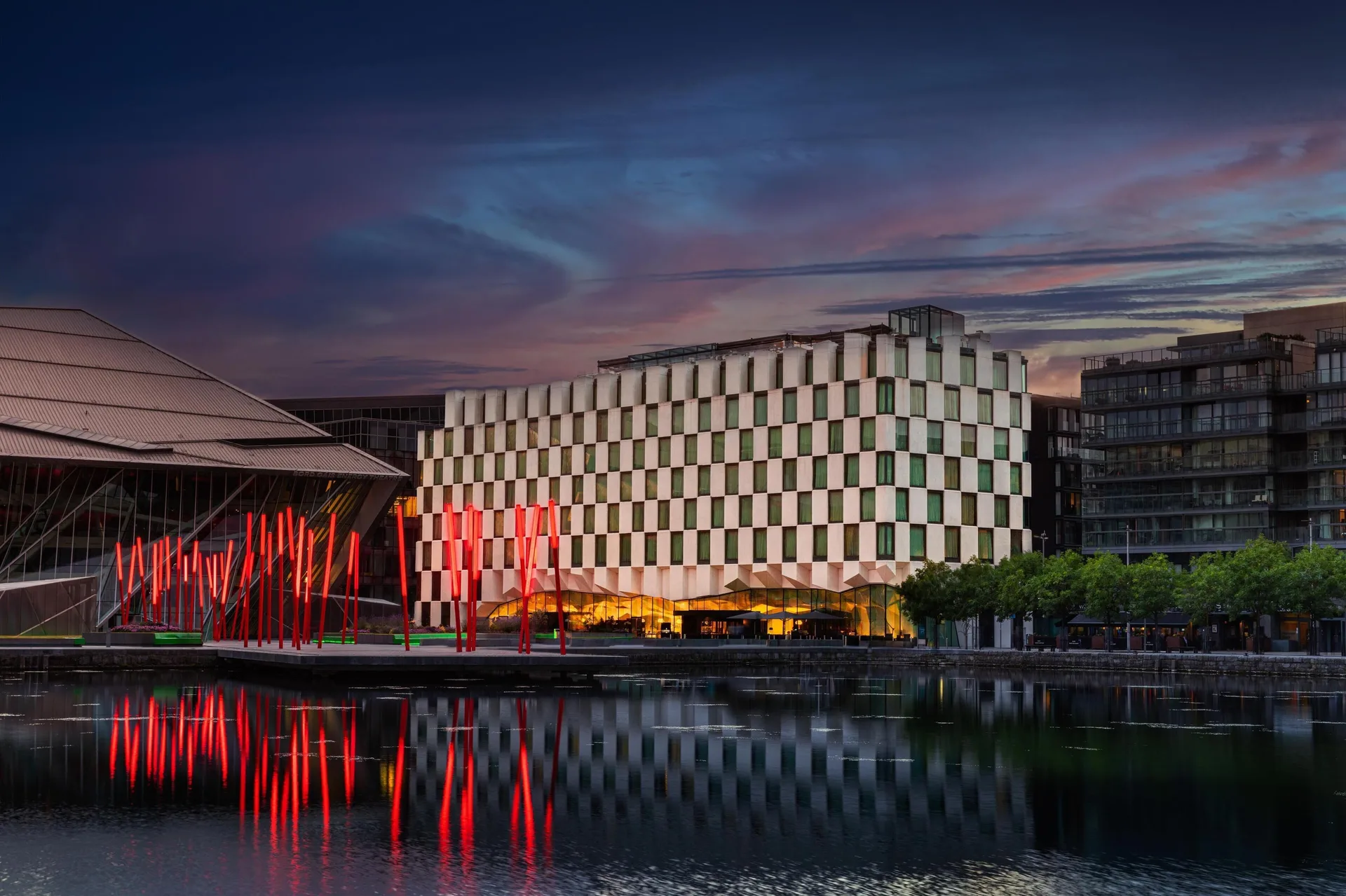Anantara The Marker Dublin luxury Docklands hotel with contemporary design and rooftop views