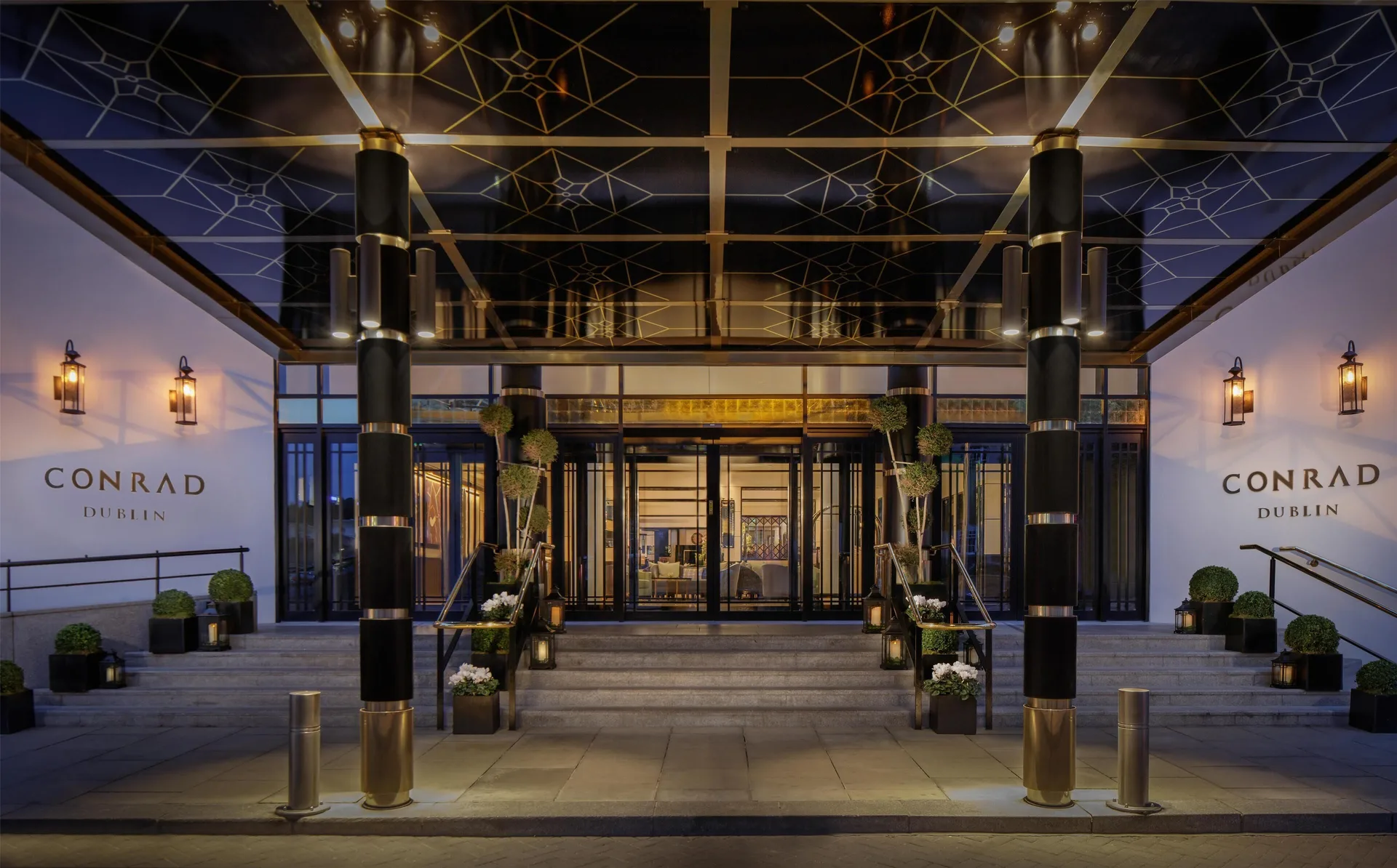 Conrad Dublin contemporary luxury hotel with city-centre location near St Stephen's Green
