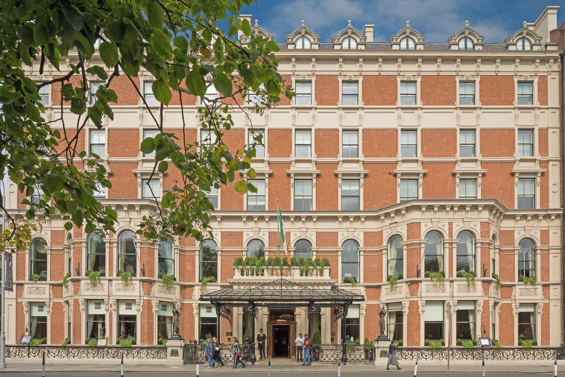 The Shelbourne Autograph Collection landmark Dublin luxury hotel with historic St Stephen's Green setting